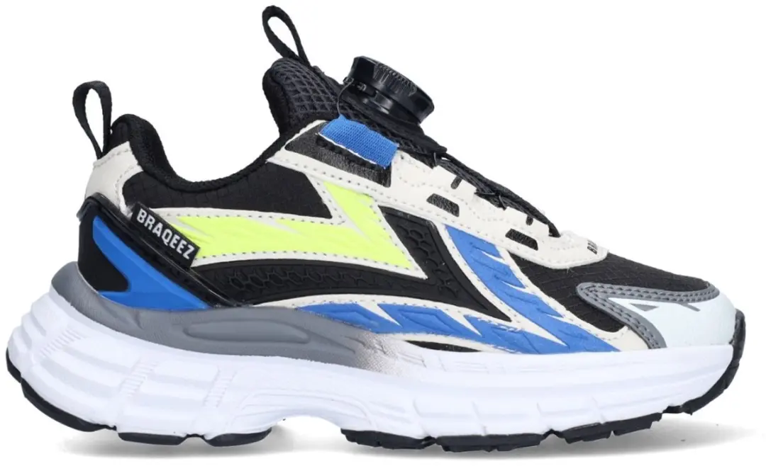 Braqeez 426004-723 Jongens Lage Sneakers