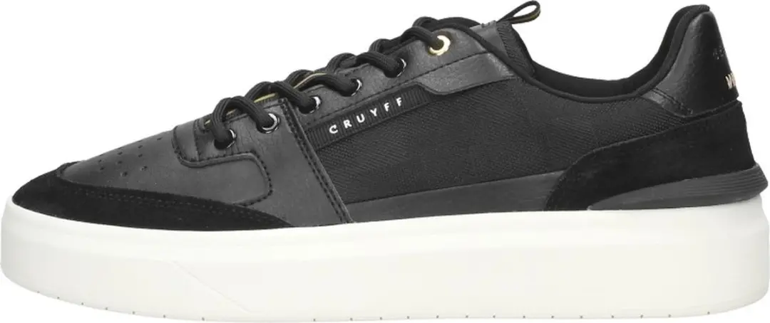 Cruyff Endorsed Tennis Lage sneakers - Leren Sneaker - Heren - Zwart - Maat 41 - afbeelding 2 van 6