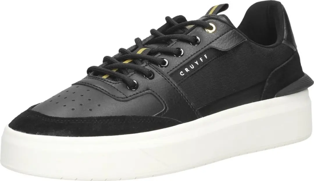 Cruyff Endorsed Tennis Lage sneakers - Leren Sneaker - Heren - Zwart - Maat 41 - afbeelding 4 van 6