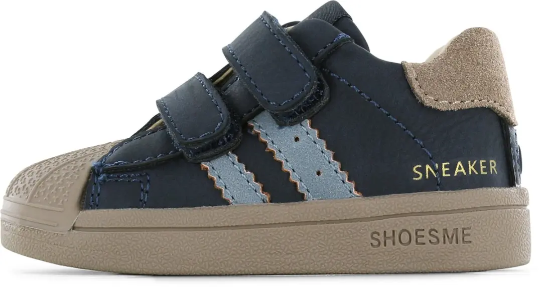 Shoesme Donkerblauw Sneakertje Met Stootneus
