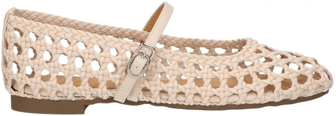 La Strada Ballerina Beige Synthetisch