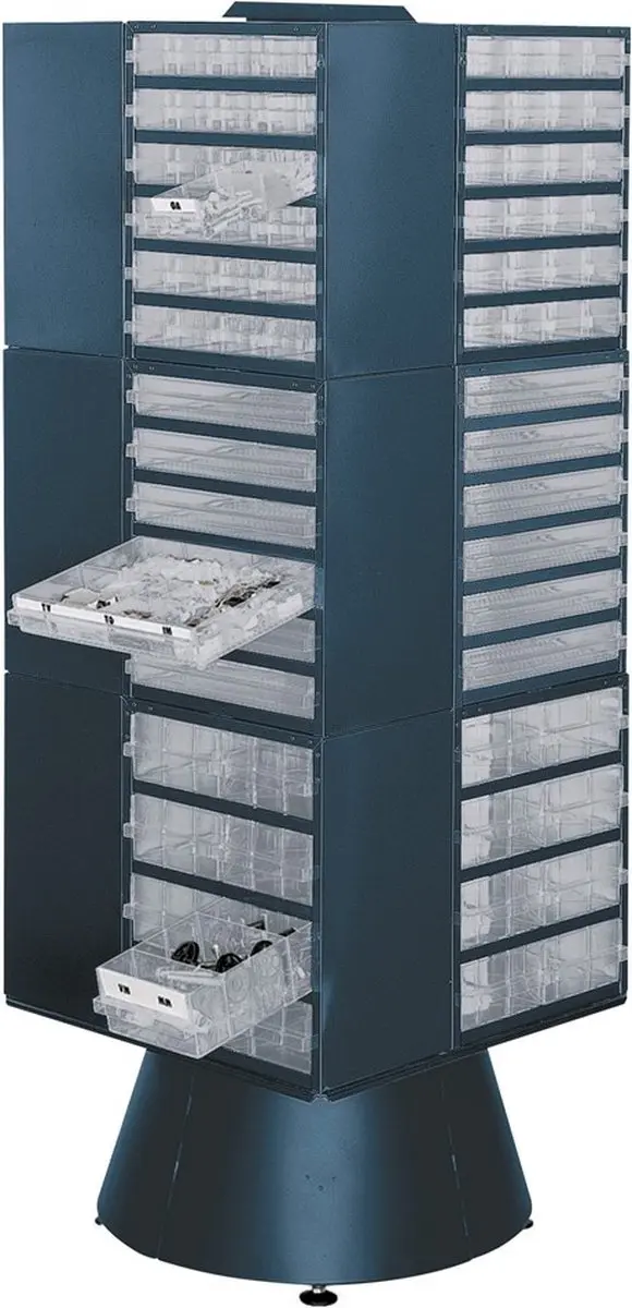 Raaco Serie 250 Draaibare Toren 12 Vakken