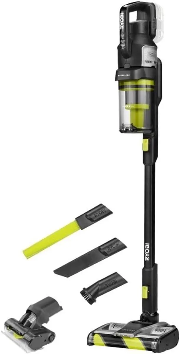 Brushless zilver anti-klit steelstofzuiger (excl. accu) ONE 18V Ryobi