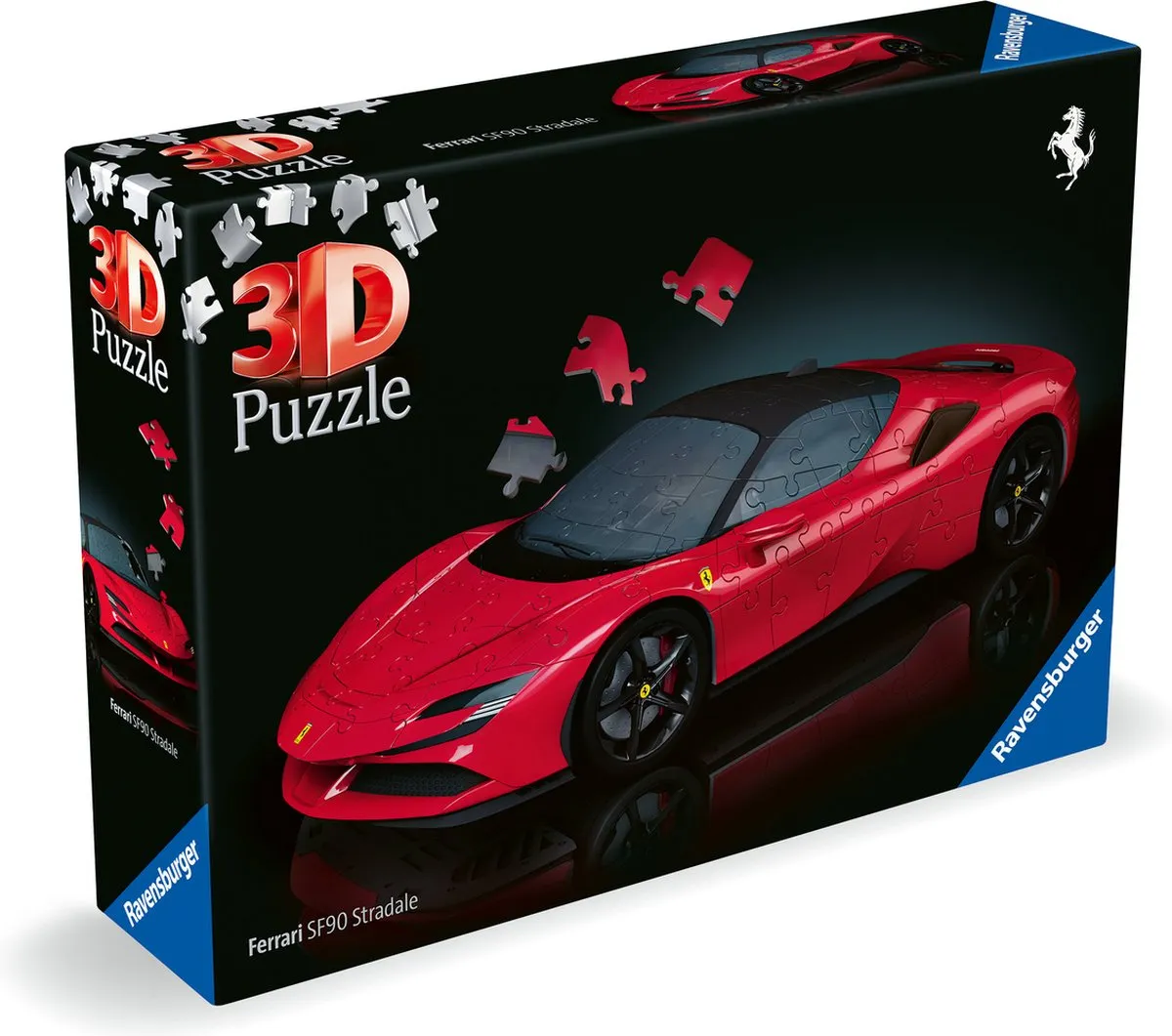 Ravensburger Ferrari SF 90 Stradale 3D Puzzel - 161 Stuks - Meerkleurig