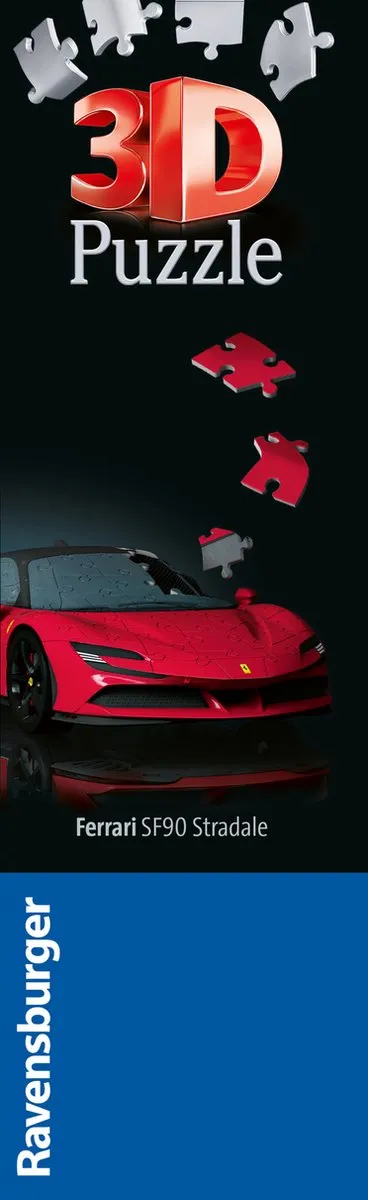 Ravensburger Ferrari SF 90 Stradale 3D Puzzel - 161 Stuks - Meerkleurig