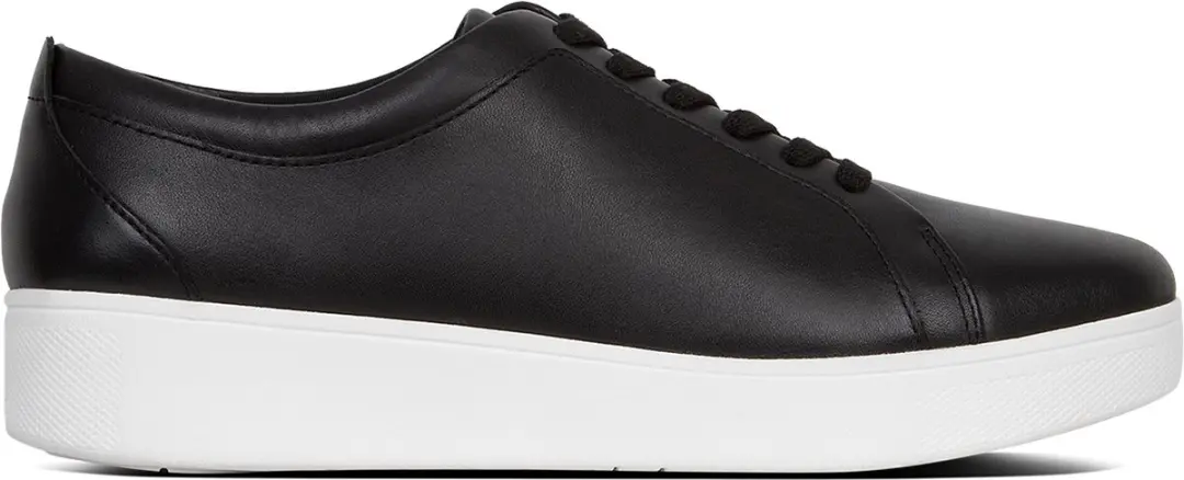 FitFlop Rally sneakers leather ZWART