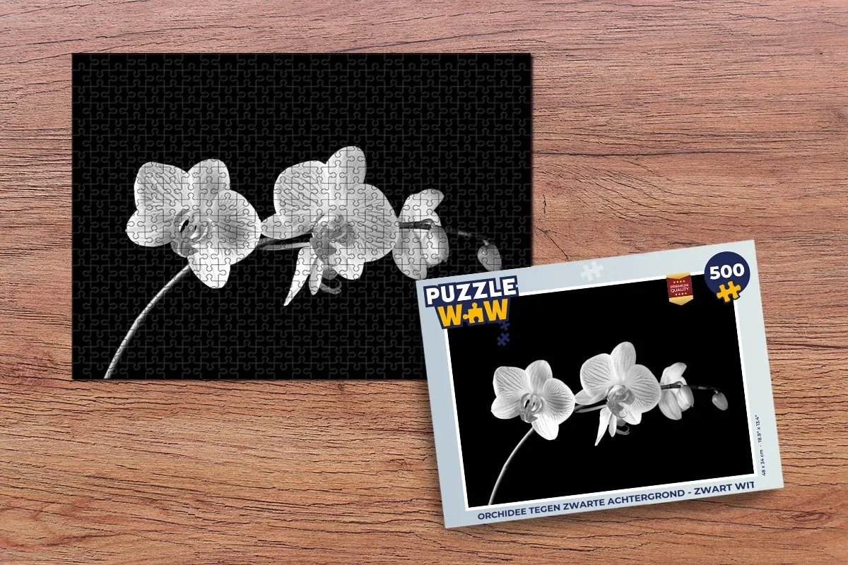 PuzzleWow Orchidee Legpuzzel 500 Stuks - Multicolor