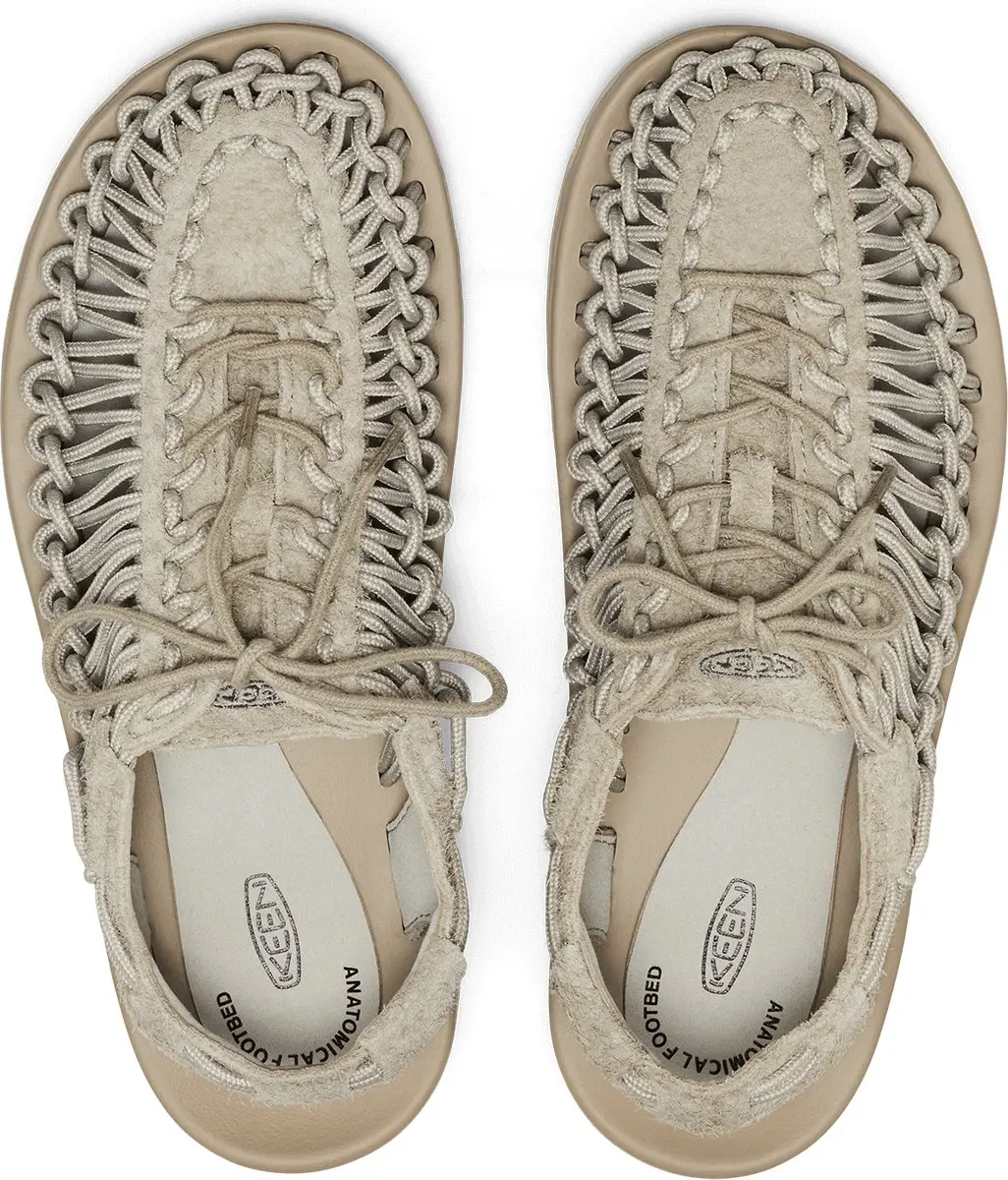 Keen Uneek Leather Sandalen Abbey Stone/Plaza Taupe - 42