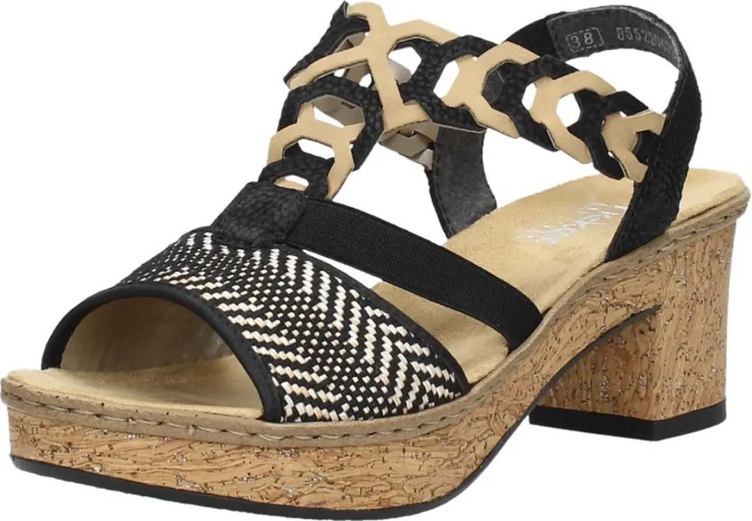 Rieker 233605 Sandalen - Dames - Zwart - Maat 40 - afbeelding 3 van 6