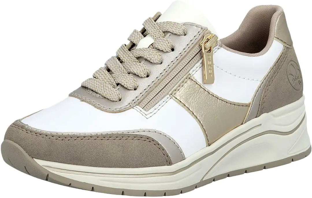 Rieker Alabama Leren Sneakers 36 - Wit
