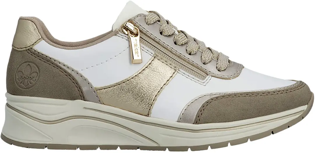 Rieker Alabama Leren Sneakers 36 - Wit