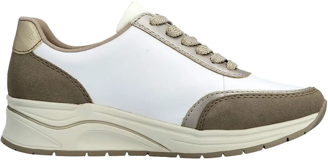 Rieker Alabama Leren Sneakers 36 - Wit