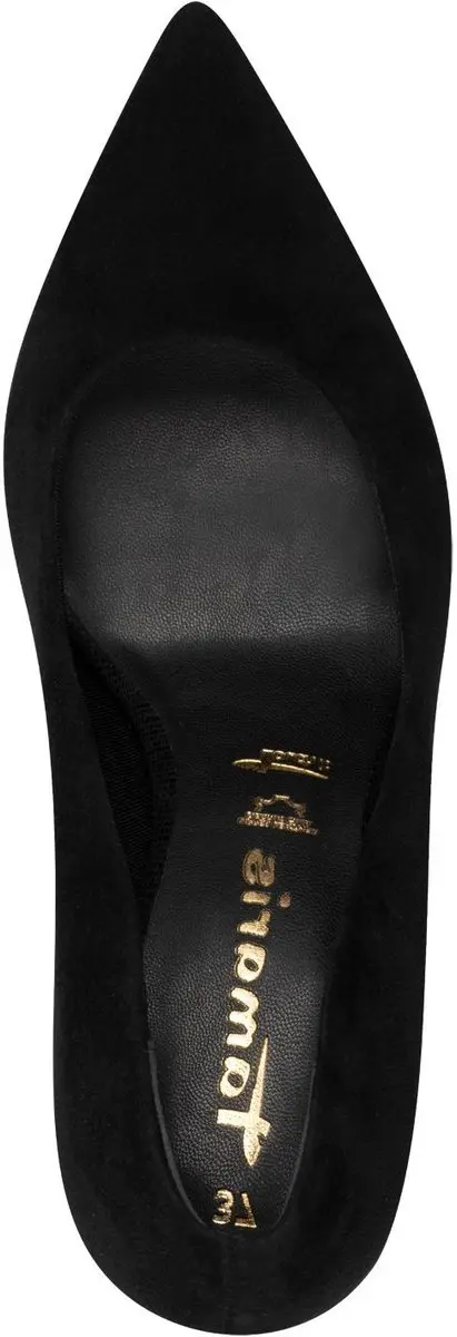 Tamaris Dames Pumps 1-22480-42 - Zwart gestructureerd