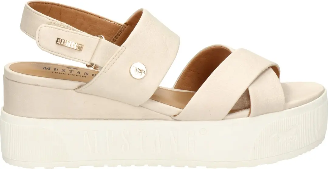 Mustang Sandalen Plat Sandalen Plat