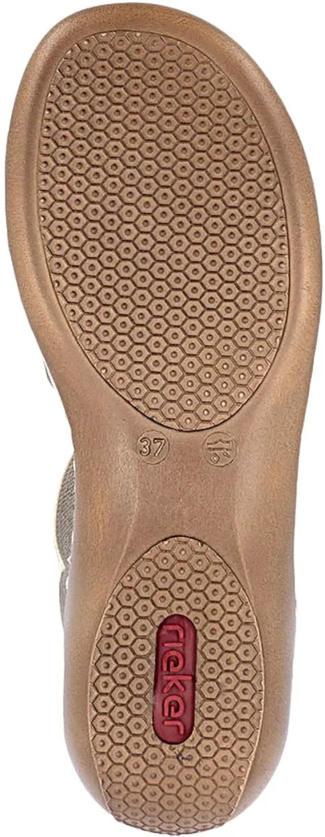 Rieker Elastische Sandalen 39 - Beige - afbeelding 5 van 6