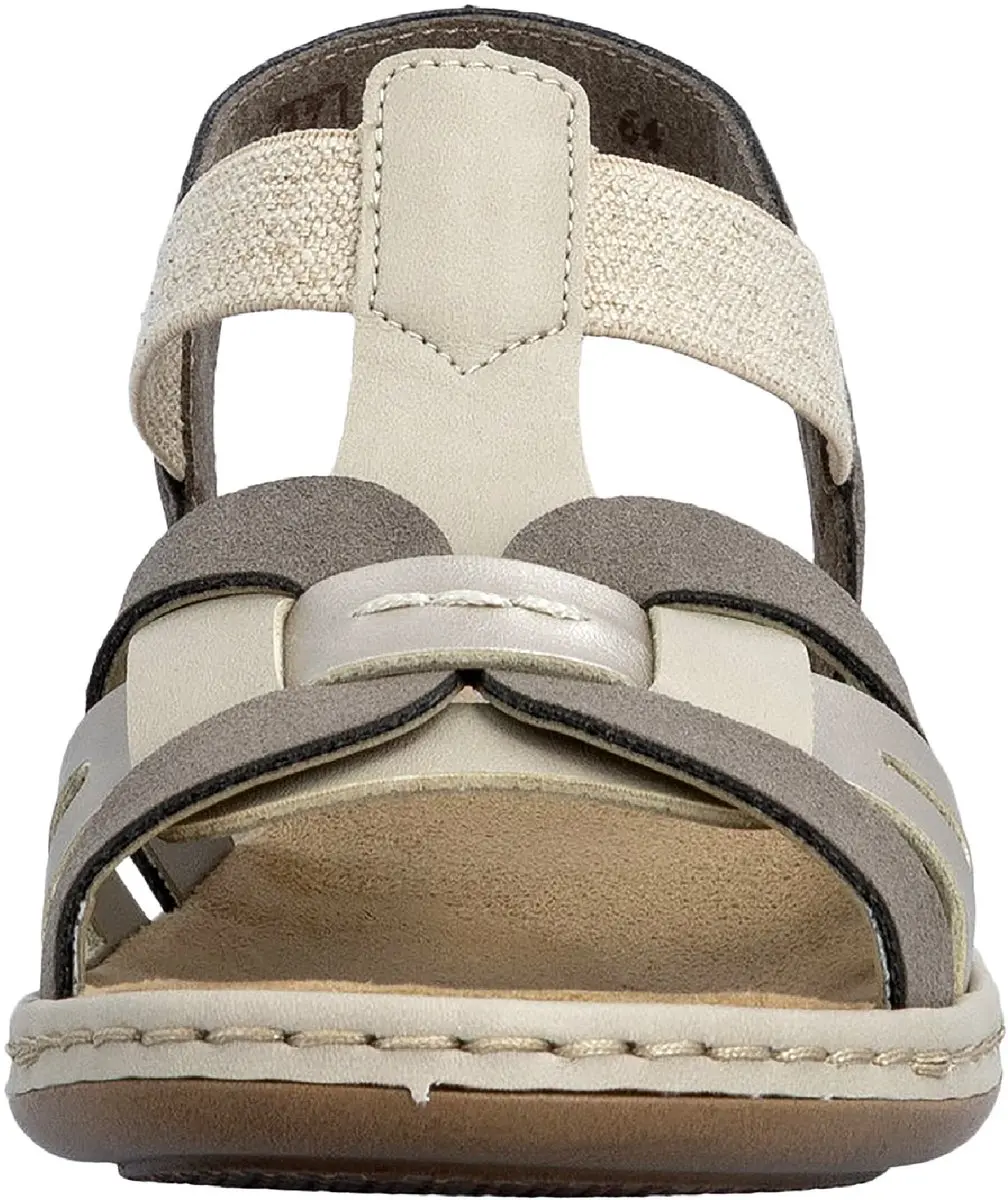 Rieker Elastische Sandalen 39 - Beige - afbeelding 3 van 6