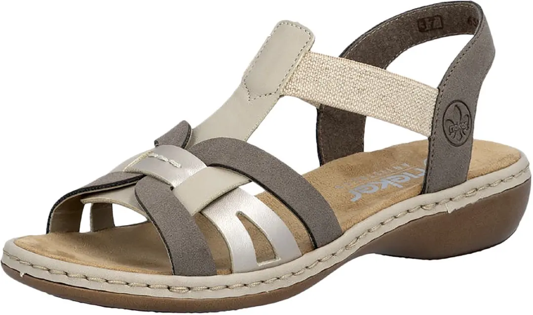 Rieker Elastische Sandalen 39 - Beige - afbeelding 6 van 6