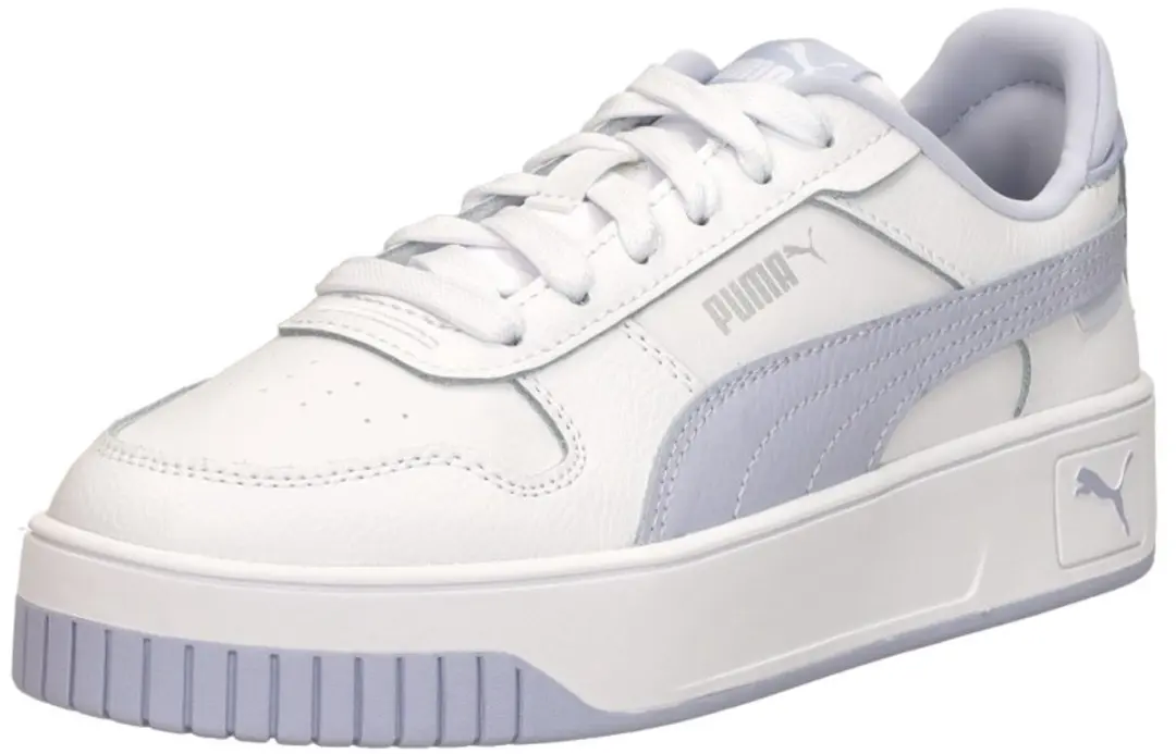 PUMA Carina Street Jr Meisjes Sneakers - PUMA White-Cool Weather - afbeelding 4 van 6