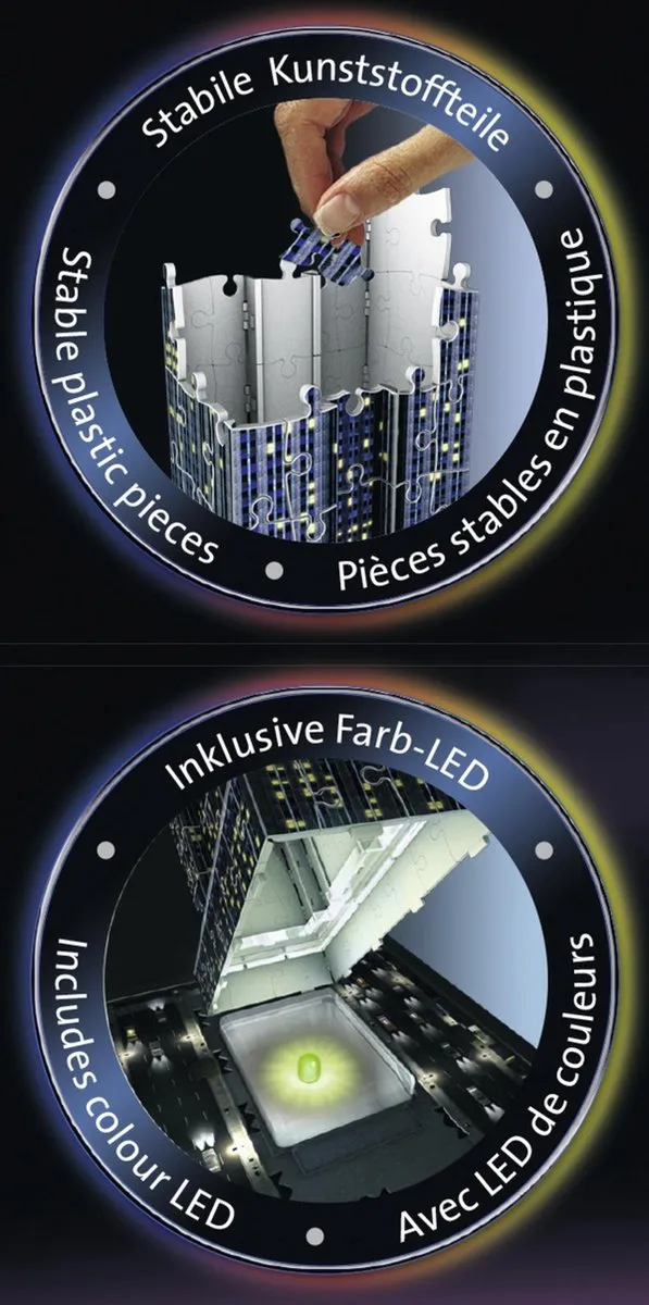 Ravensburger Empire State Building Night Edition 3D Puzzel 216 Stuks