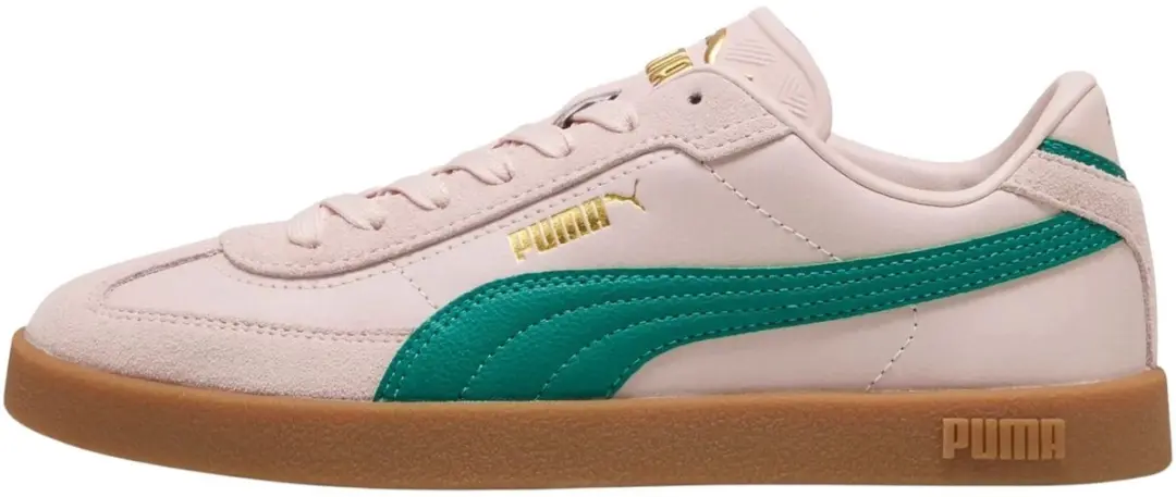 PUMA Club II Era Sneakers 46 - Lichtroze/Donkergroen - afbeelding 6 van 6