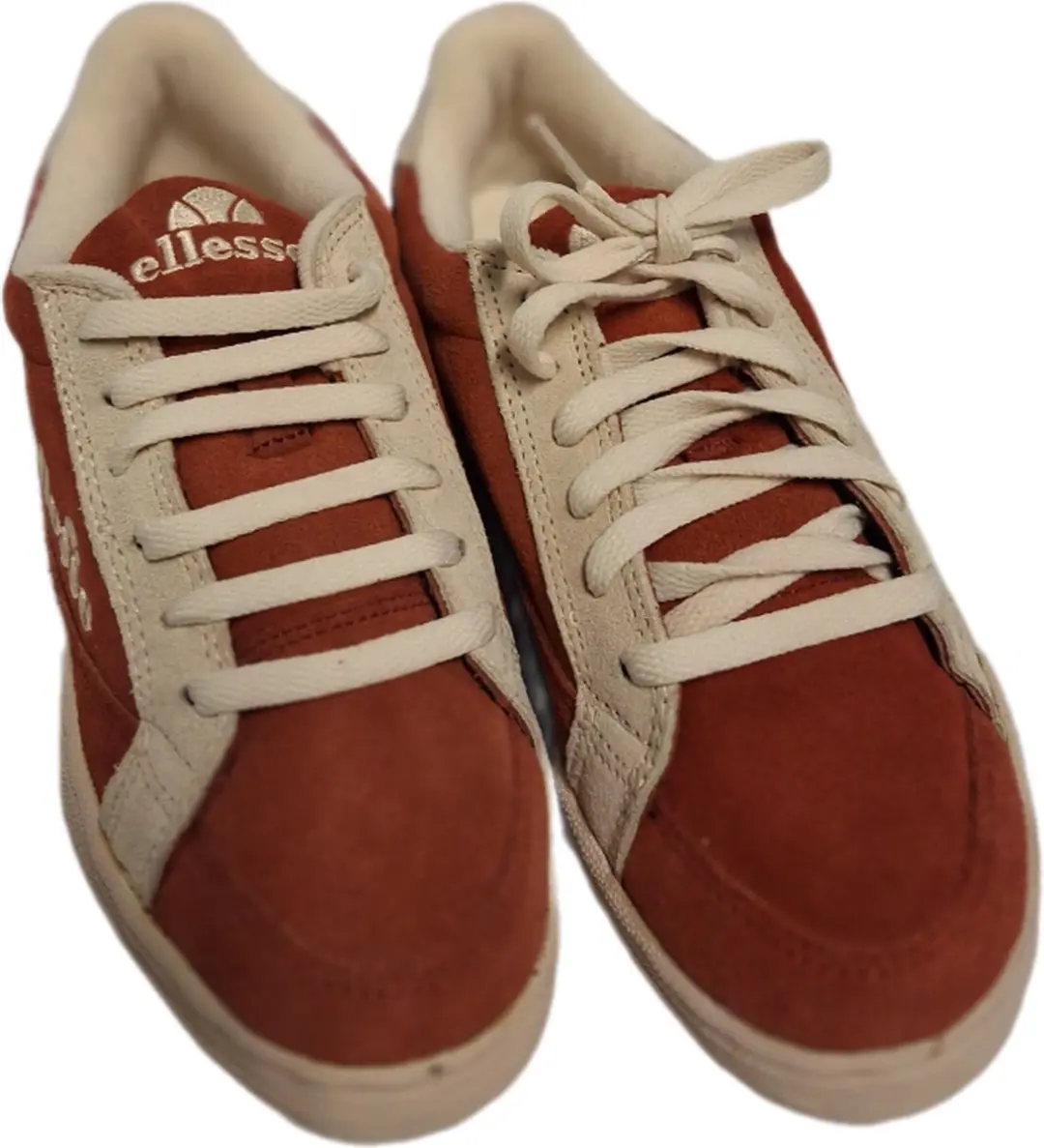 ELLESSE-IDAH0-SUEDE SNEAKER-CHILI/CREAM-SIZE 35