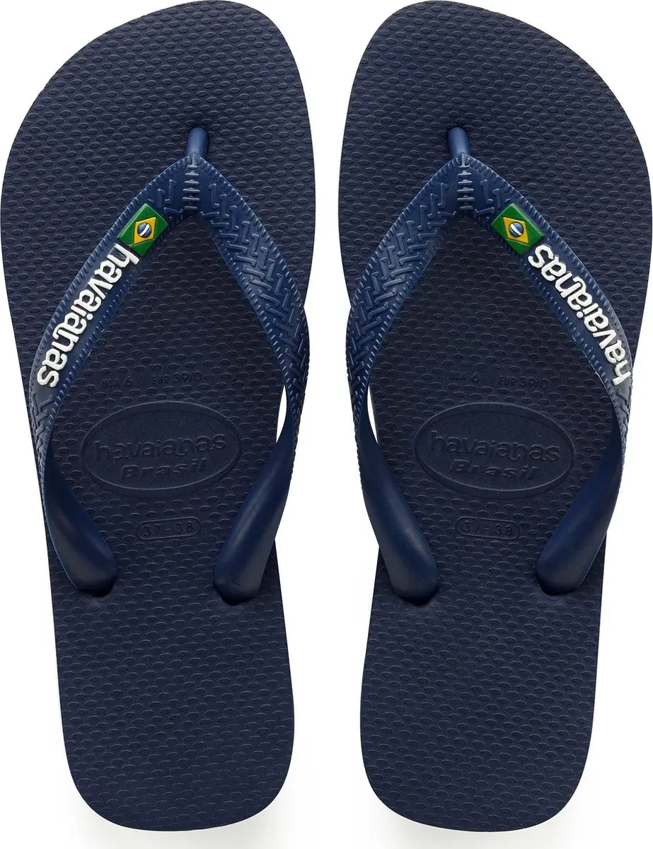 Havaianas Brasil Teenslipper Navy - Maat 27/28 - afbeelding 2 van 6