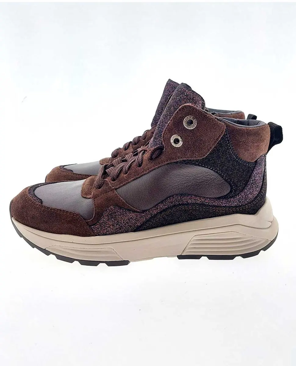 Xsensible tower sneaker boots bruin / combi, 38 / 5