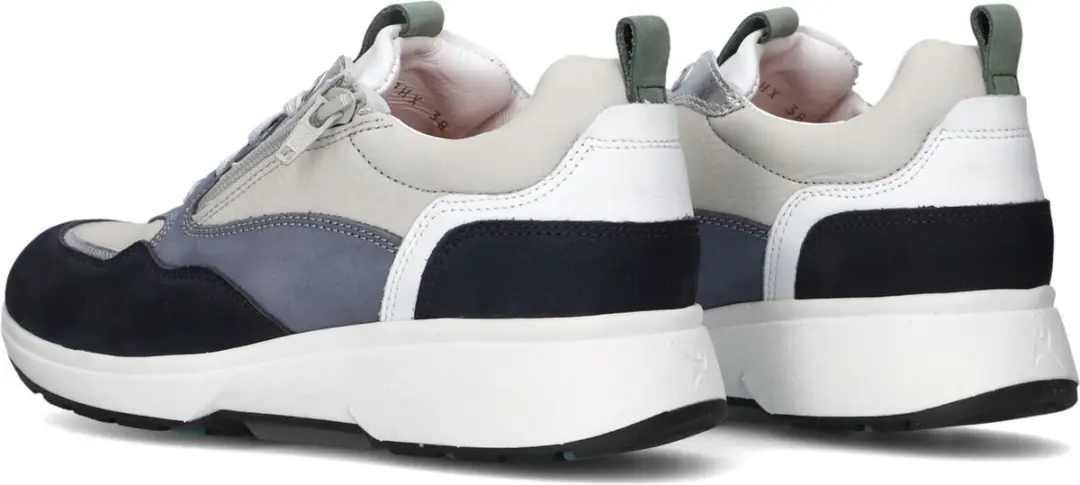 Xsensible Grenoble Dames Sneakers - Leer - Blauw - Maat 43