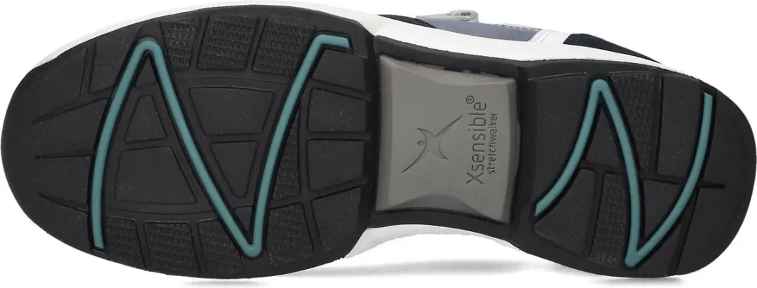 Xsensible Grenoble Dames Sneakers - Leer - Blauw - Maat 43