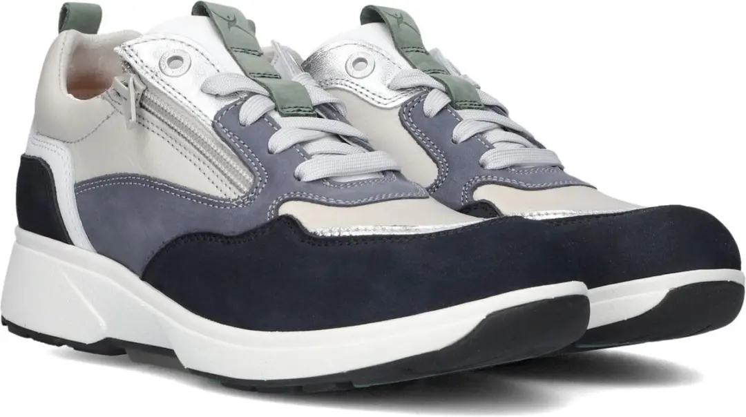 Xsensible Grenoble Dames Sneakers - Leer - Blauw - Maat 43