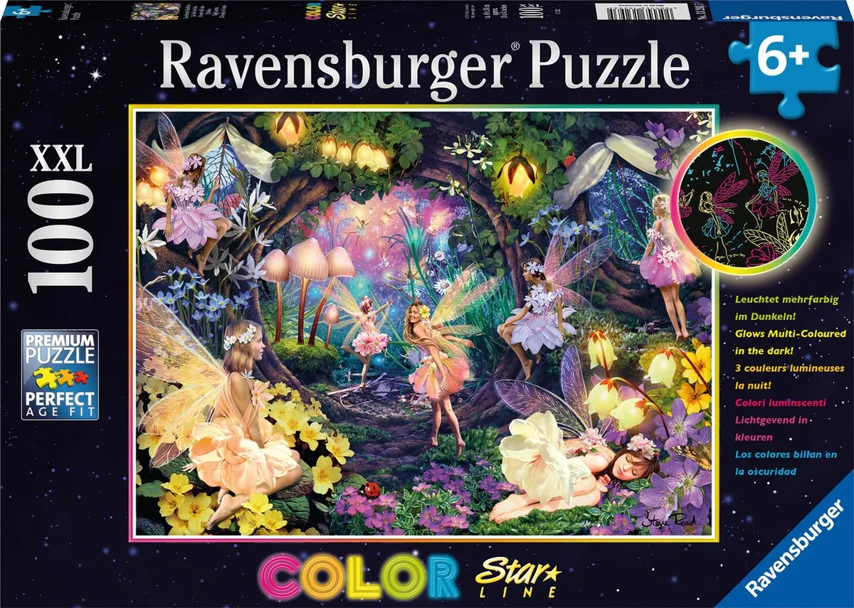 Ravensburger Elfenbos Legpuzzel 100 Stuks - Multicolor