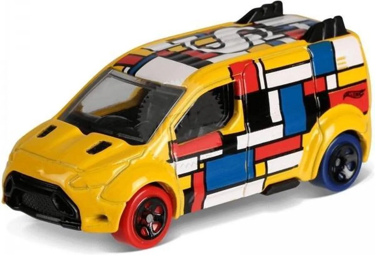 Hot Wheels Ford Transit Connect Art-Car 7cm