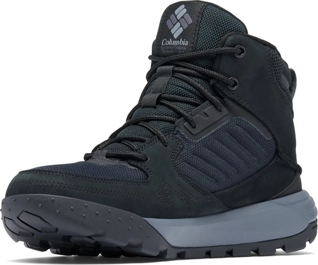 Columbia PORTLANDER Herensneakers - Maat 41 - Black/Ti Grey Steel