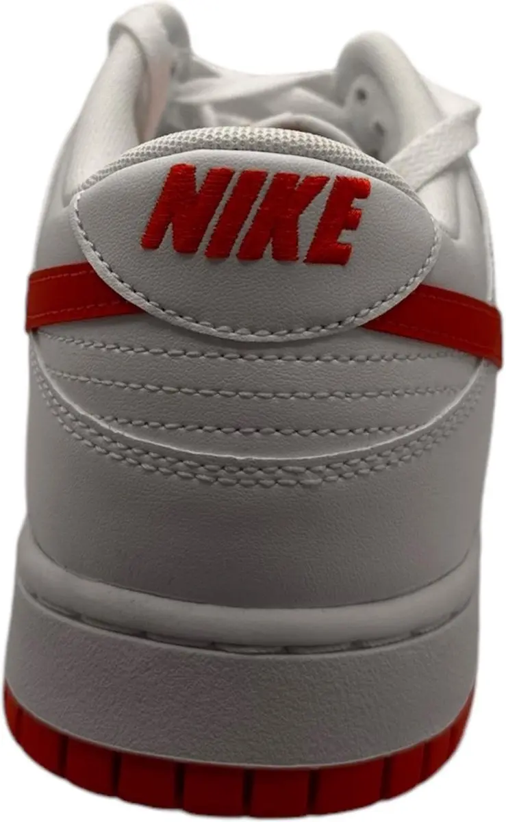 Nike Dunk Low Retro Sneakers - Wit/Oranje - afbeelding 6 van 6