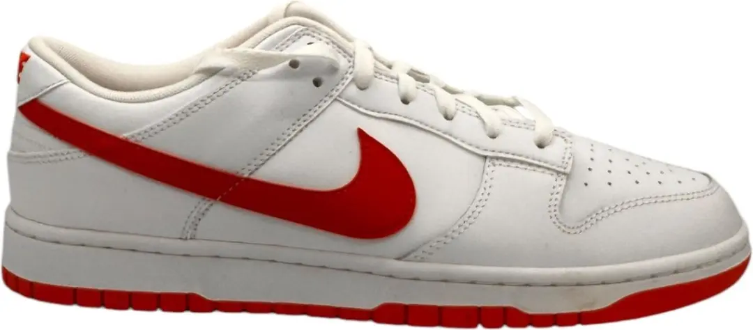 Nike Dunk Low Retro Sneakers - Wit/Oranje - afbeelding 2 van 6