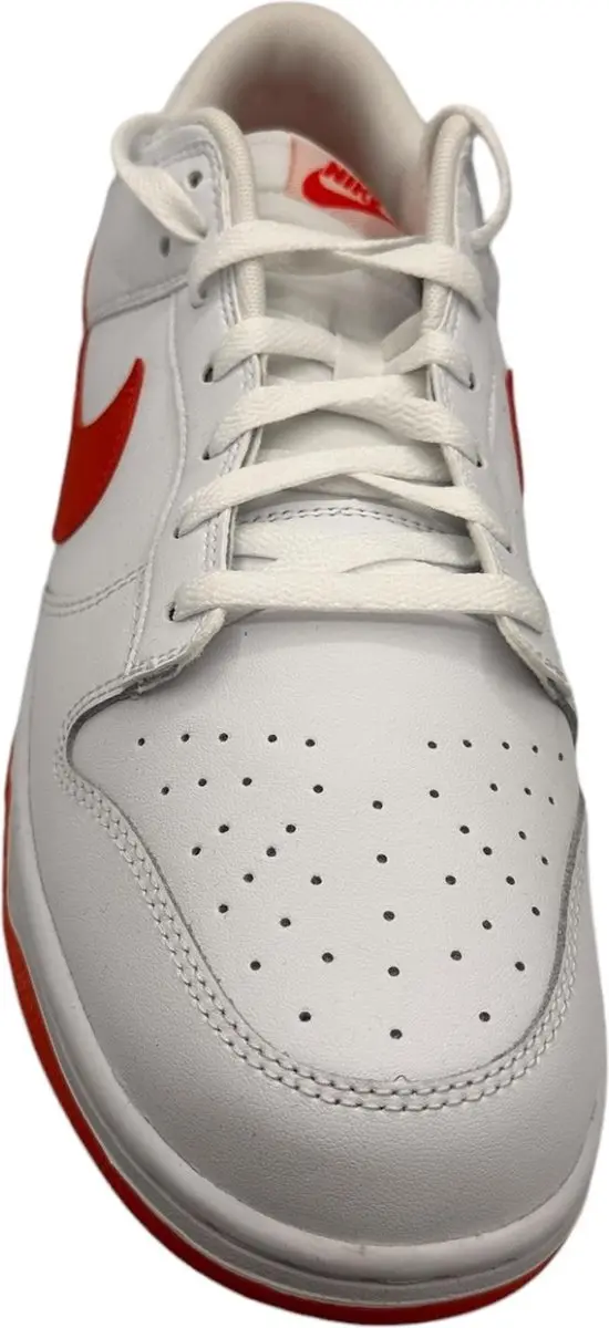 Nike Dunk Low Retro Sneakers - Wit/Oranje - afbeelding 3 van 6