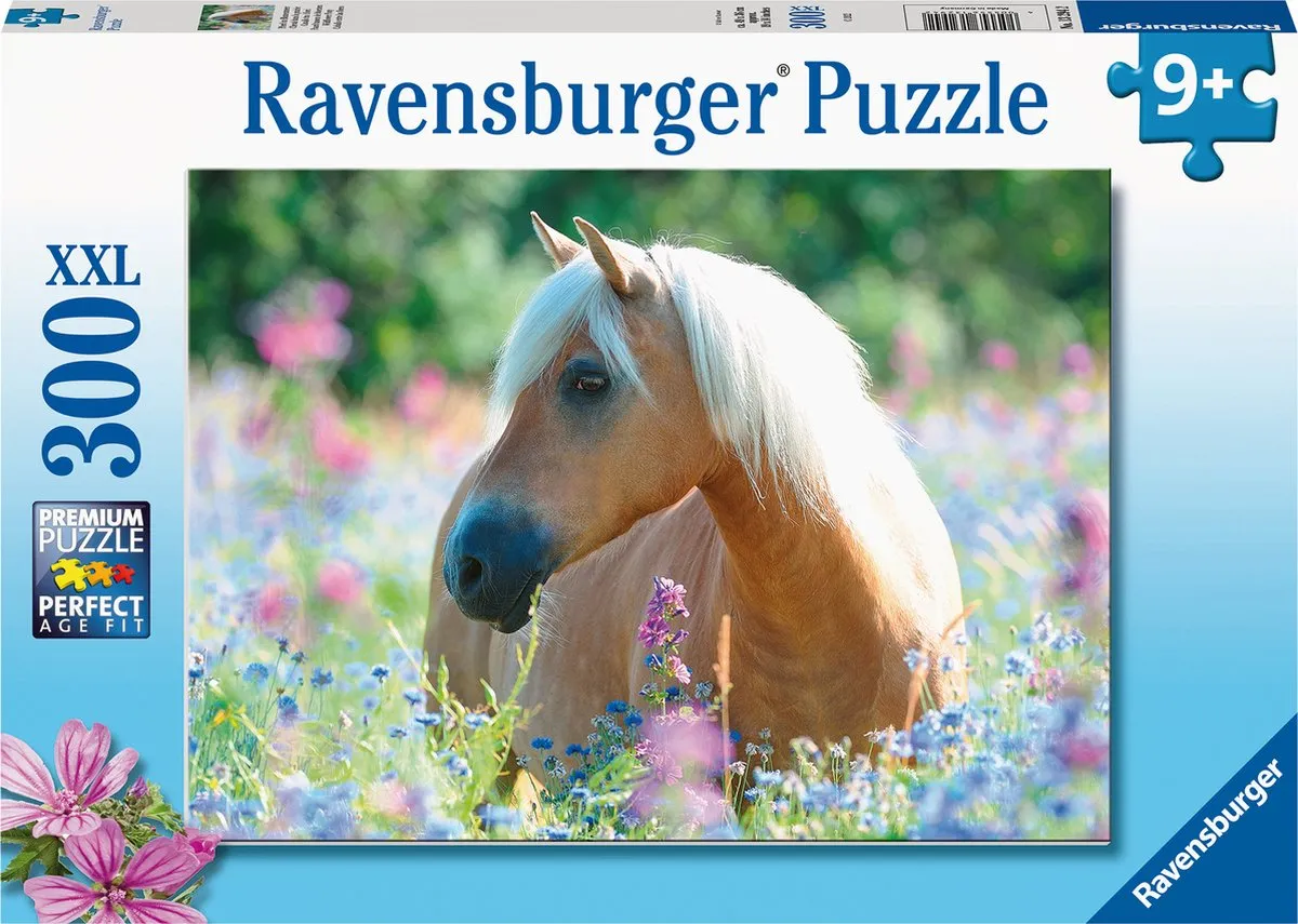 Ravensburger Paard tussen de bloemen Legpuzzel 300 Stuks