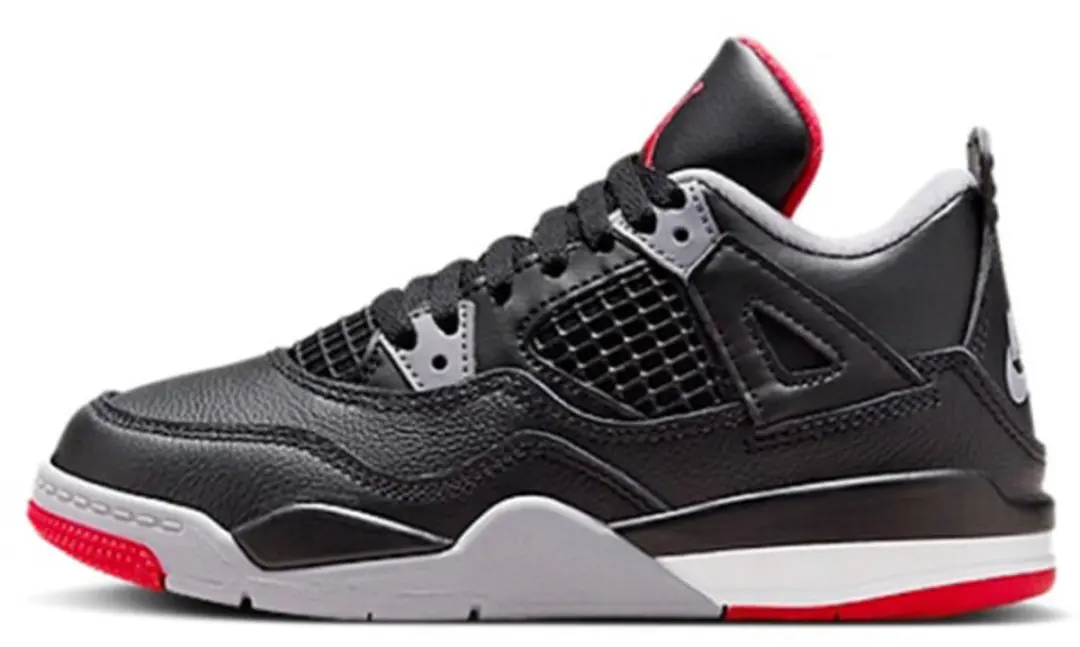 Air Jordan 4 Retro 'Bred Reimagined' (PS) maat 35.
