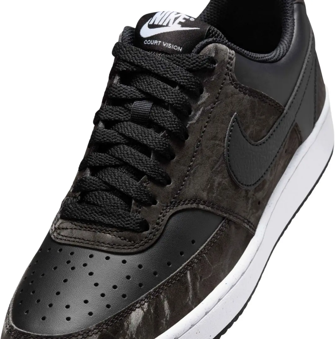 Nike Court Vision Low Dames - Zwart