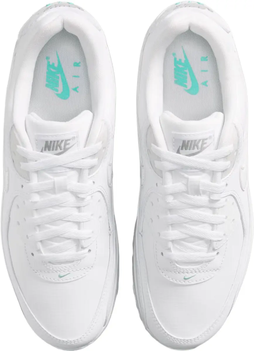 Nike Air Max 90 'White Hyper Turquoise' - Maat 46