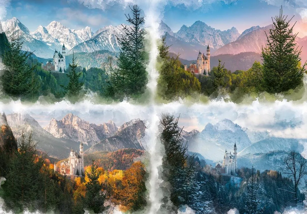 Ravensburger Slot Neuschwanstein Legpuzzel 18000 Stuks - Multicolor