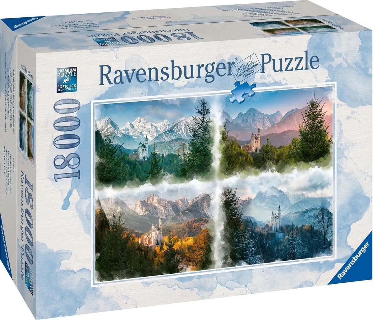 Ravensburger Slot Neuschwanstein Legpuzzel 18000 Stuks - Multicolor