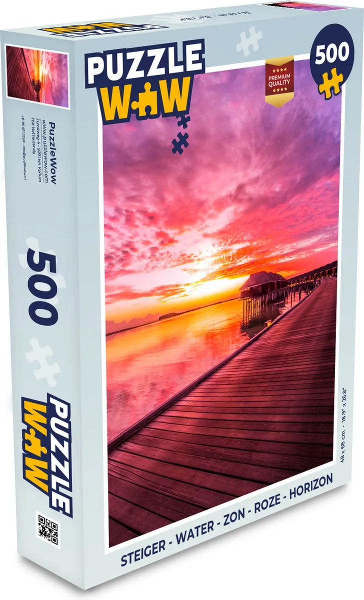 PuzzleWow Steiger Horizon Legpuzzel 500 Stuks - Multicolor