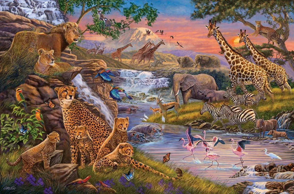 Ravensburger Dierenwereld Legpuzzel 3000 Stuks - 164653