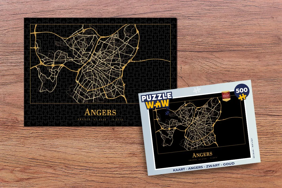 PuzzleWow Angers Legpuzzel 500 Stuks - Multicolor