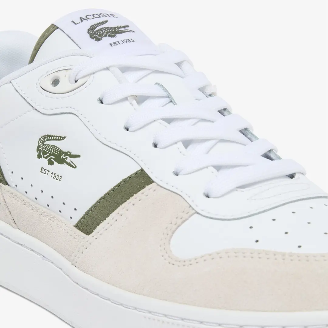 Lacoste T-CLIP SET 126 7 SMA Heren Sneakers - Wit-Khaki - afbeelding 5 van 6