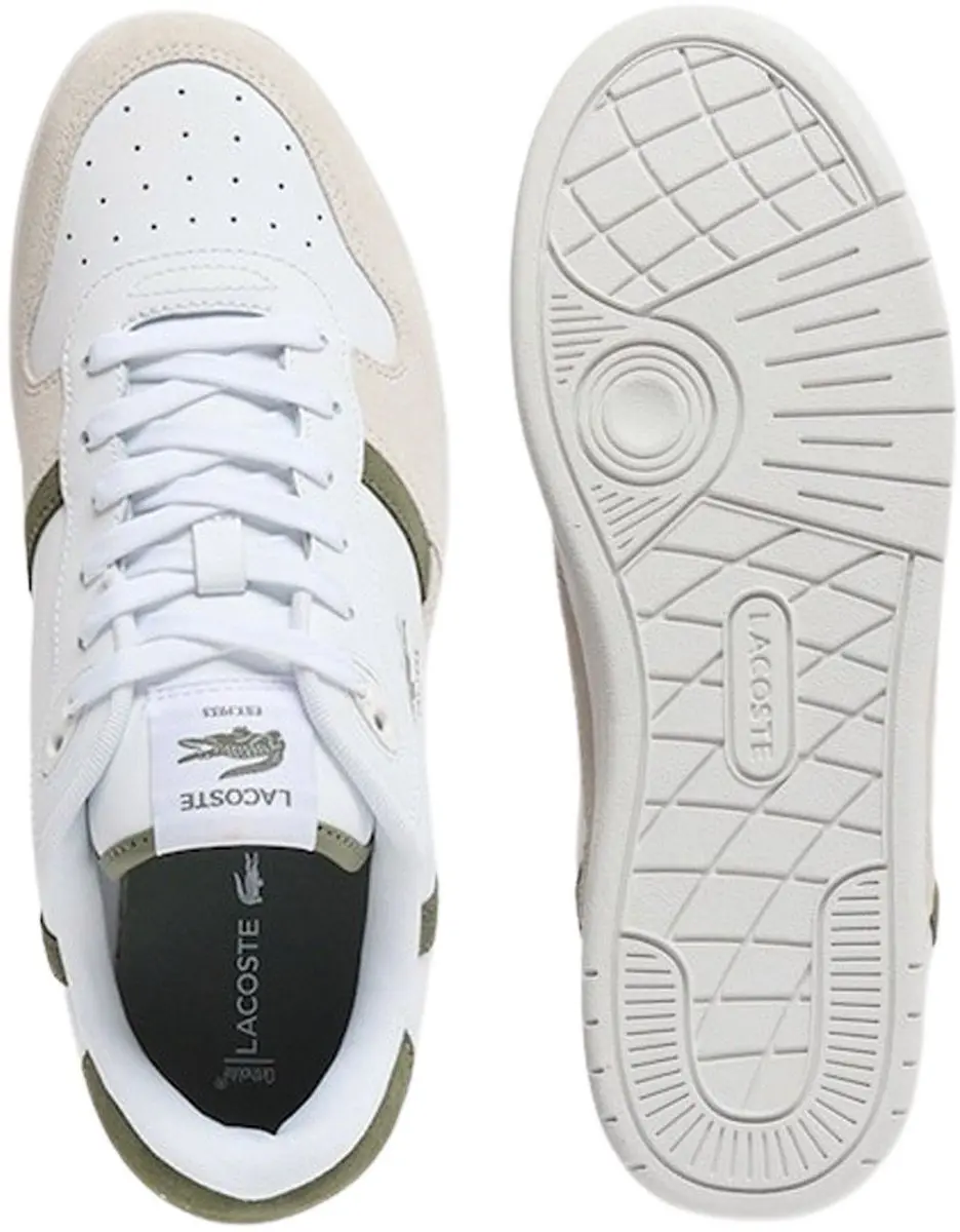 Lacoste T-CLIP SET 126 7 SMA Heren Sneakers - Wit-Khaki - afbeelding 6 van 6