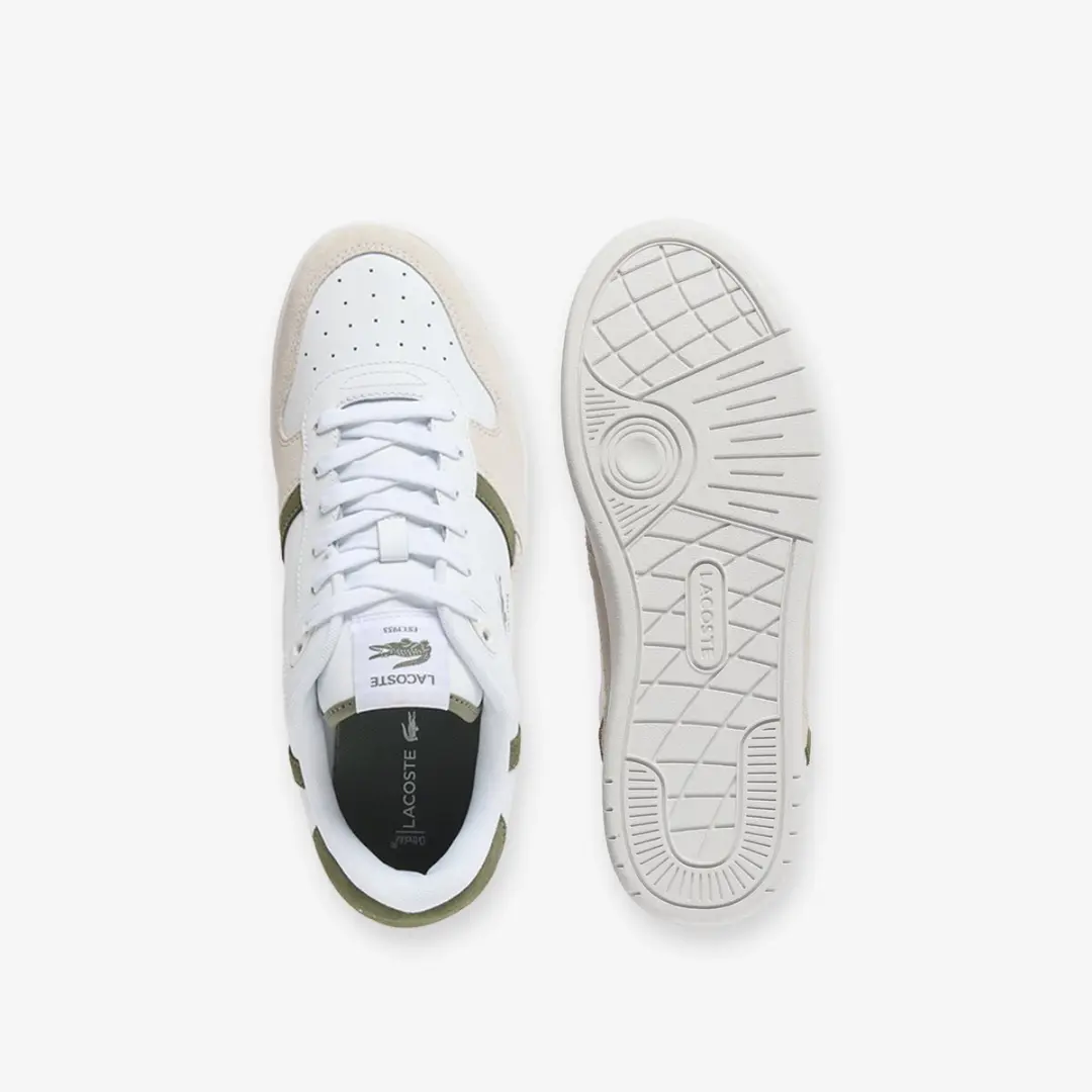 Lacoste T-CLIP SET 126 7 SMA Heren Sneakers - Wit-Khaki - afbeelding 4 van 6