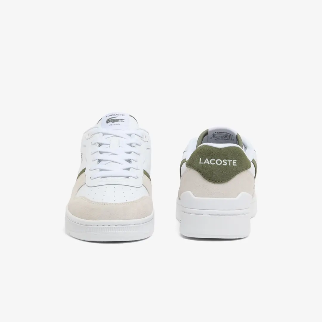 Lacoste T-CLIP SET 126 7 SMA Heren Sneakers - Wit-Khaki - afbeelding 2 van 6