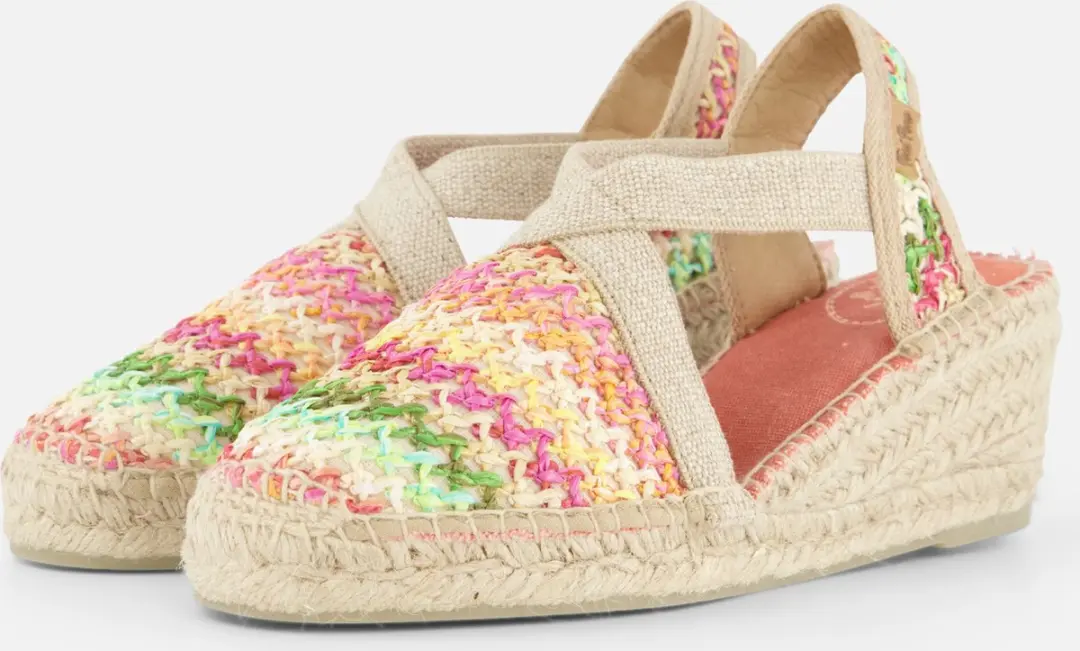 Toni Pons Terra NZ Espadrilles roze Textiel